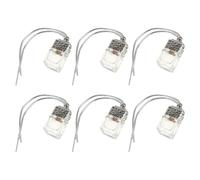 POPETPOP Flacon Diffuseur Suspendu pour Voiture 6pcs en Verre Bouchon en Bois 8ml Parfum Rechargeable Accessoire Pratique pour Camion et Van