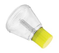 POPETPOP Flacon Pompe Vide Verre Transparent Distributeur Pour Dissolvant Vernis à Ongles Résistant Corrosion