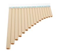 POPETPOP Flûte de Pan Instrument Éducatif en Résine Abs Blanche pour Débutants sans Odeur 16 Tuyaux, pour L'éducation Musicale des Élèves