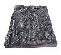 POPETPOP Fond 3D pour Terrarium Texture Réaliste en PU, Planche Rocheuse Chic pour Décor de Bassin à Poissons et Habitat Tortue Surface d'escalade Adaptée