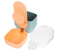 POPETPOP Fontaine à Eau Automatique Distributeur Bouteille d'eau De Plein Air Pompe Lapin Bétail Pipi Mangeoire Bec Verseur d'eau Éclaboussure Jouets Doublure Lavable Creux Plastique