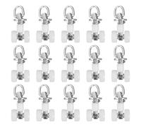 POPETPOP Galet De Rail à Rideau Silencieux en Alliage 20 Pièces roulettes Polyvalentes pour Rails Droits Et Courbés Installation Facile pour Rideaux De Salon Et Bureaux