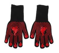 POPETPOP Gants de Cuisine Résistants Chaleur C Mitaines de Protection Isolantes pour Barbecue et Four Gants Longs pour Cuisson et Soudure Confort et Sécurité Renforcés