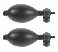 POPETPOP Gonfleur Manuel En Latex Pour Manomètre, 2 Ballons Valve De Pression, Adapté Pour Oreiller Gonflable, Coussin De Massage Et Traction Cervicale