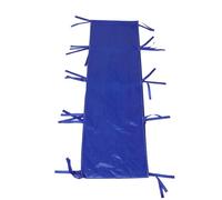 POPETPOP Gouttière Robuste pour Tente-Lit et Tonnelle 3 M X 42 CM, Toile Déperlante Bleue, Accessoire de Drainage Extérieur Fixation Fiable pour Camping et Jardin
