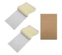 POPETPOP graphite effaçable feuilles de transfert, 3 livres 60 feuilles, carnet de reçus avec copies destiné gestion comptable en restauration, taille portable