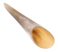 POPETPOP Grattoir à Visage en Corne de Bœuf Naturel 1 Grand Format Outil de Massage Traditionnel Visage et Cou Soin Peau Couleur Aléatoire