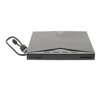 POPETPOP Graveur de DVD-rom USB 3.0 Portable en Plastique Noir Rangement de Câble, Lecteur DVD Externe pour Desktops et All-in-Ones Compatible PC