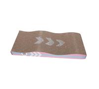 POPETPOP Griffoir à Griffer Interactif en Carton Ondulé Vague, Jouet Anti-Stress pour Chat D’intérieur, Adapté à Tous Les Chats