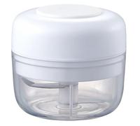 POPETPOP Hachoir à Ail Électrique Mini USB Rechargeable Broyeur Rotatif Coupe Ail Sain et Facile à Nettoyer Hachoir Légumes Compact pour Cuisine Quotidienne