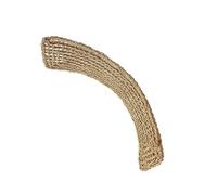 POPETPOP Hamac pour Lézards Fibres Naturelles Tressées Tapis Suspendu Respirant Repos Confortable pour Reptiles et Petits Animaux