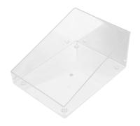 POPETPOP Hamster Toilette Transparent Bac à Bain Compact Résistant pour Hamsters Nains Boîte à Creuser Pratique et Facile à Nettoyer Accessoire de Toilette pour Petite Faune