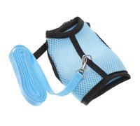 POPETPOP Harnais pour Lapin avec Corde De Traction De Laisse Pratique pour Hamster Gilet De Promenade Facile à Ajuster Utiliser