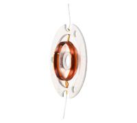 POPETPOP Haut-parleur Aigu Tweeter en Aluminium 300 W 4 Ohms 25mm, Argenté, pour Pièces de Système Audio Haut-parleur, Installations au Plafond et Grandes Salles de Conférence