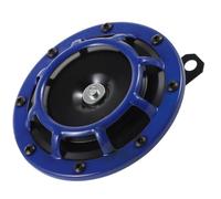 POPETPOP Haut-Parleur Automobile Étanche en Métal Bleu, Haute Sensibilité et Fixation Stable, Lot de 2 Pièces, Accessoire Voiture pour Amélioration Audio