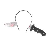 POPETPOP Headband Couteau Plastique pour Halloween Accessoire et Durable pour Femme Bandeau Sanglant pour Costume Fête et