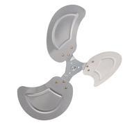 POPETPOP Hélice 3 Pales en Aluminium 40 CM Trou Intérieur 8 MM pour Ventilateur de Table Pied Adaptée Usage Industriel