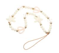 POPETPOP Hollow Heart Beaded Lanyard Wrist Strap Corde De Téléphone Mobile à Pour Poignet Et Cou Accessoire Pratique Et Élégant Pour Smartphones