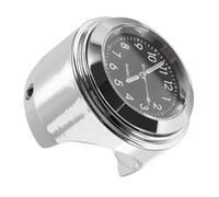 POPETPOP Horloge Guidon Aluminium et Étanche avec Thermomètre Intégré Montre de Guidon Minimaliste et Protection Poussière pour Styles de