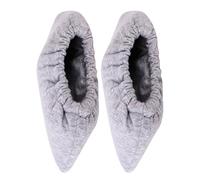 POPETPOP Housse de Béquille Réutilisable en Coton Épais - Coussinets de Protection D’Aisselle Confortables et Respirants - Paire de Housses Grises pour Béquilles Accessoires Pratiques