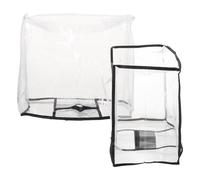 POPETPOP Housse de Légère et Réutilisable en PVC Transparent pour Valise 2pcs Protège Bagages Poussière et Eau, pour Voyage