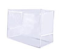 POPETPOP Housse de Machine à Coudre avec Poches Protection Anti-poussière Transparente Matelassée Sac de Rangement Pratique pour Accessoires Adaptée Protection des Machines à Coudre à