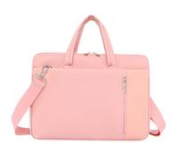 POPETPOP Housse Ordinateur Portable Légère avec Poignée et Bandoulière Amovible Protection Anti-rayures pour PC Portable et Tablette Rangement Multiple pour Accessoires Numériques