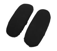 POPETPOP Housses D'accoudoirs Base Antidérapante 2pcs pour Chaise de Bureau en Tissu et Mousse pour Augmenter la Hauteur des Accoudoirs, Adaptées Chaise à Manger et Fauteuil Roulant