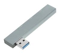 POPETPOP Hub USB 3 Ports Ports USB 3.0 et 2.0 en Alliage D'aluminium Robuste et Solide pour Tablette et Ordinateur de Bureau des Travailleurs