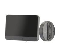 POPETPOP Œil de Chat Électronique 720p avec Vision Large et Surveillance à Distance, Sonnette Visuelle en Métal 5000ma pour Garçon et Filles et Personnes Âgées