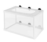 POPETPOP Incubateur pour Poissons avec Ventouse pour Aquarium Filet de Séparation pour Élevage Boîte à Poissons pour Écloserie