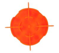 POPETPOP Insert pour Bol d'alimentation Lente Chien en Silicone Alimentaire Souple Petit Format Orange pour Ralentir La Vitesse De Repas Usage Domestique Chiots Et Petits Chiens
