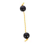 POPETPOP Instrument de Percussion Maracas Plastique Œuf Musical Shaker Sûr pour Garçon Fille Coordination Main Œil Éducatif Précoce Diamètre Noir