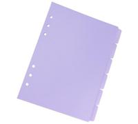 POPETPOP Intercalaires Onglets Écrits en Pp pour et Classeur 6 Pièces ou Séparateurs de Pages Pratiques Organiser Carnet, Usage Quotidien Bureau ou École