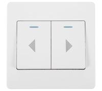 POPETPOP Interrupteur de Porte de Garage Mural à Boutons Panneau de Commande avec Retour Automatique Bouton Poussoir pour Rideau et Volet Roulant Commercial Remplacement Accessoire Garage