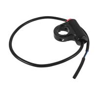 POPETPOP Interrupteur Double Bouton pour Guidon Alliage Aluminium Activation Rapide des Feux de Détresse Compatible et Vélos Électriques Rouge