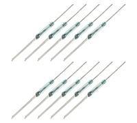 POPETPOP Interrupteur Magnétique à Lames 3 Broches, Conversion Normalement Ouvert/normalement Fermé, Contrôle sans Contact Longue Distance, Métal et Plastique, Lot de 10 Pièces