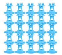 POPETPOP Isolateurs de Clôture Électrique 40 Pièces en Plastique PP pour Systèmes de Grille Sécurisés Accessoires pour Clôtures à Bétail