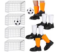 POPETPOP Jeu de Football de Table Interactif pour Garçon et Filles Mini Buts 2 Buts 1 Ballon 2 Paires de Chaussures Jeu de Doigt Portable Améliore la Motricité Jouet Amusant pour Famille