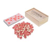 POPETPOP Jeu de Loto Russe avec Plateau Numéroté et Pièces, 1 Coffret Portable, Jeu Amusant de Fête pour Garçon et Filles et Famille, Développement Logique et Esprit D’équipe, Éducatif