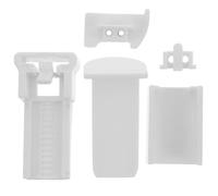 POPETPOP Jeu de Pièces de Réparation pour Stores Plissés Accessoires de Remplacement en Plastique Kit 1 Set Embouts de Rails Gauche et Droit Compatible Stores Plissés Maison