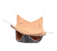 POPETPOP Joli Hamac pour Hamster Et Cochon d'Inde Rembourrage Chaud Cage Décorative Balançoire Nid pour Petits Animaux