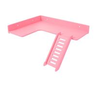 POPETPOP Jouet Échelle pour Hamster, Plateforme en Bois Composite de L, pour Jouer en Cage, Aide à Prévenir Le Grignotage et Apaise Le Stress