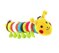 POPETPOP Jouet pour Chien Couineur Chenille en Peluche Adorable Peluche en Peluche Jouet en Peluche Jouet De Dentition Jouets De Dentition pour Chiots Jouet Qui Grince Animaux Vocaliser