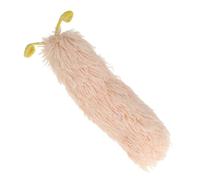 POPETPOP Jouets de Chenille Lit Doux pour Chat Chaton Chenille pour Chat Jouets Chaton Accessoire pour Chat Jouets pour Chats à l'herbe à Chat Catnip Caterpillar Peluche Beige
