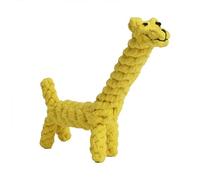 POPETPOP Jouets De Corde Jouets à Mâcher pour Chiots Jouets en Corde pour Chiots, Dentition Jouets en Peluche pour Chiens Kit De Brossage des Dents De Chien Trousse Dentifrice Yellow