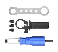 POPETPOP Kit Adaptateur en Alliage D'aluminium pour Riveteuse Électrique Poignée Confortable, Outil Professionnel Polyvalent pour Rivetage en Métallurgie et Mécanique