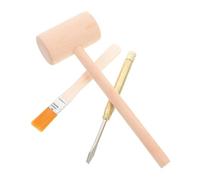 POPETPOP Kit Archéologique Garçon Fille avec Maillet Burin et Brosse Éducatif pour Garçon Fille Kit de Fouilles Créatif et Durable pour Apprentissage et Coordination