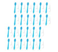 POPETPOP Kit Brosse à Dents Portable 24pcs avec Poils Doux pour Nettoyage Interdentaire, Accessoires de Voyage pour Randonnée et Camping