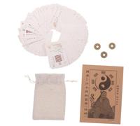 POPETPOP Kit Complet de Divination I Ching avec Cartes Hexagrammes et Guide Accessoires Feng Shui pour Richesse et Succès Outil Apprentissage Polyvalent et Cadeau Unique